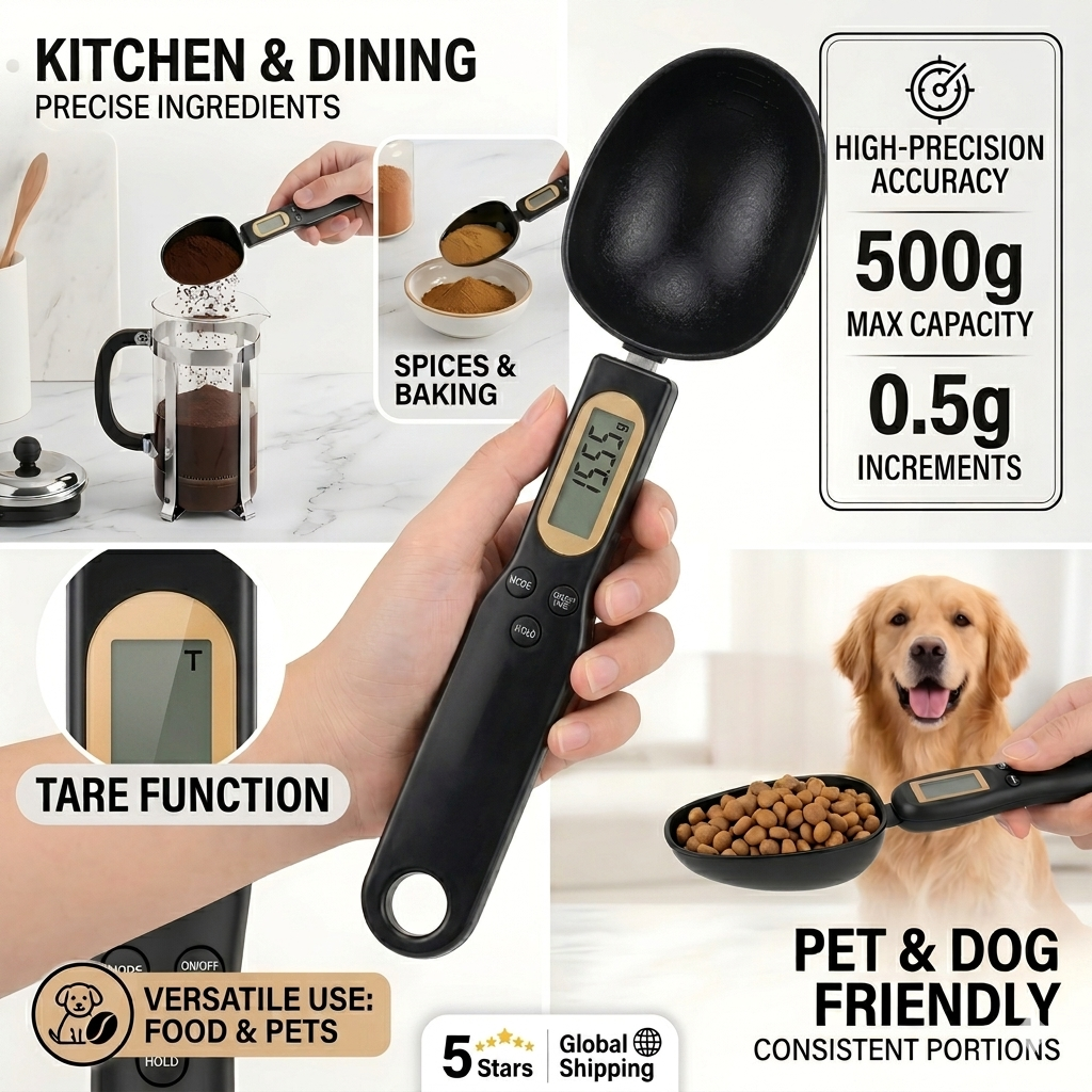 Electronics And Gadgets G - Electronic Adjustable Measuring Spoon Scale 500g