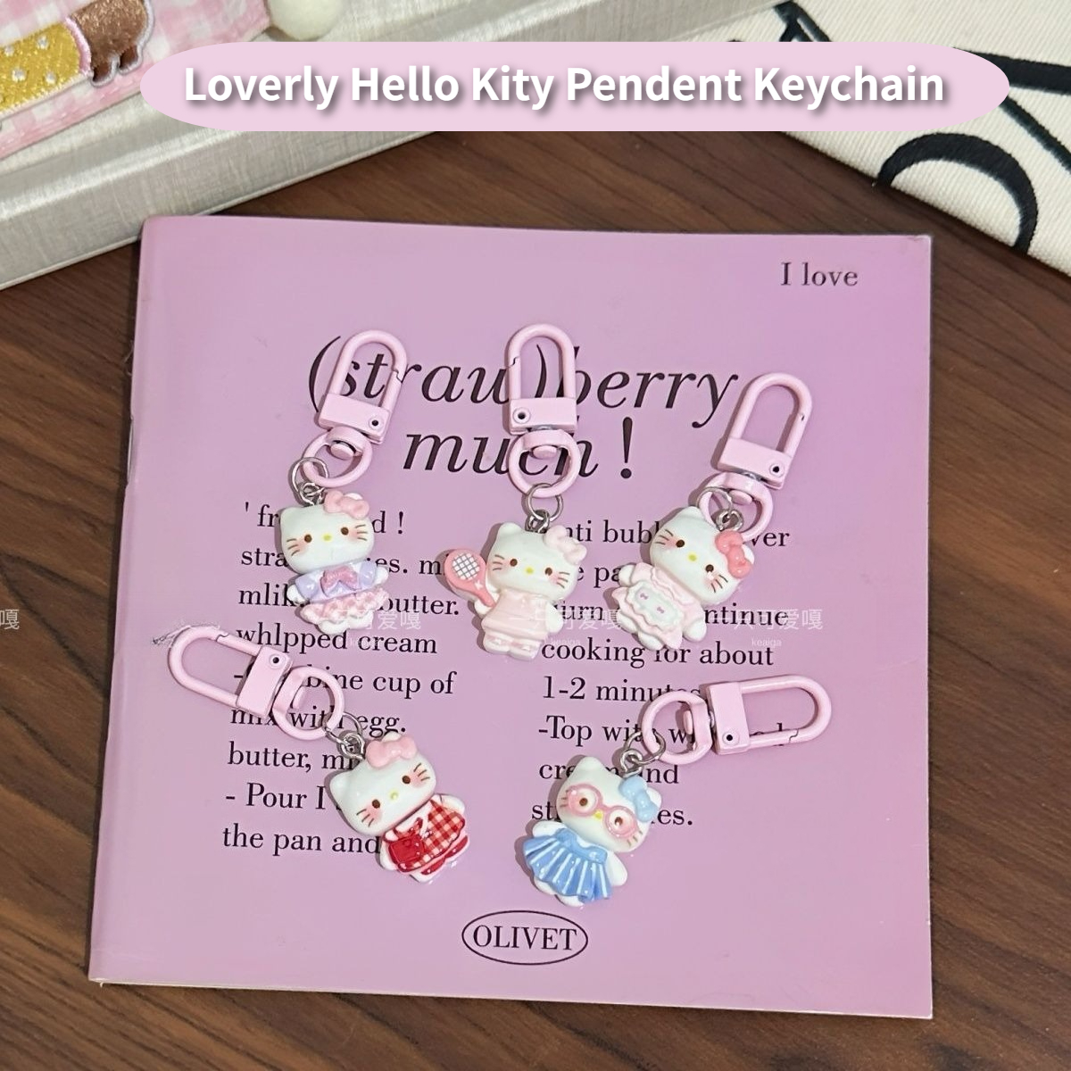 Electronics For Home - Cute Plaid Skirt Hello Kitty Pendant