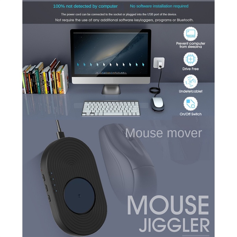 Auto Mouse Mover - 1Set Mouse Mover Undetectable Mouse Jiggler