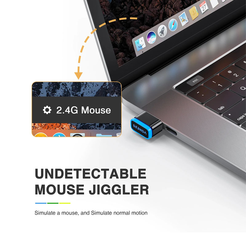 Auto Mouse Mover - Seenda DK16 Mouse Jiggler Undetectable Mouse
