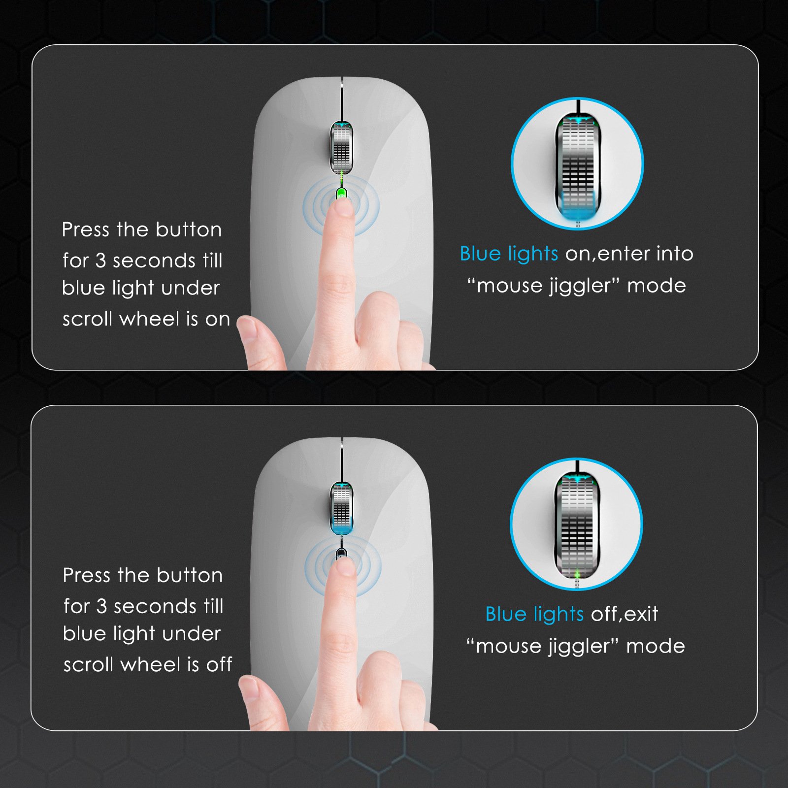Auto Mouse Mover - Mouse Jiggler Anti-Hibernate Auto-Move Cursor Virtual