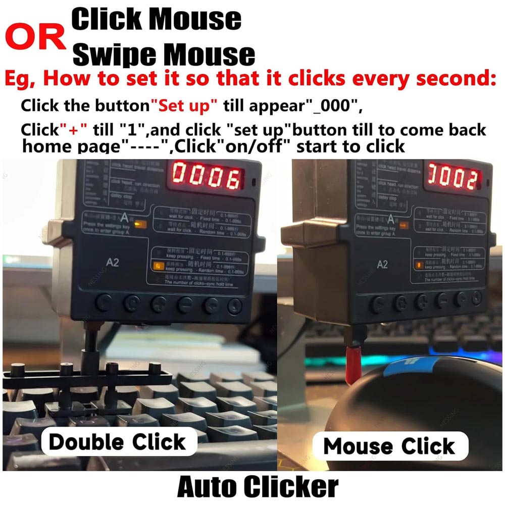 (ABC) Physical Click Auto Keyb - Auto Mouse Mover avis et prix