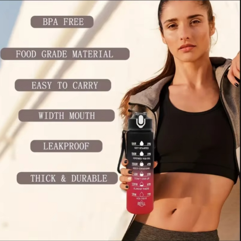 Sports Water Bottle with Time- - Smart Water Bottle Tracker avis et prix