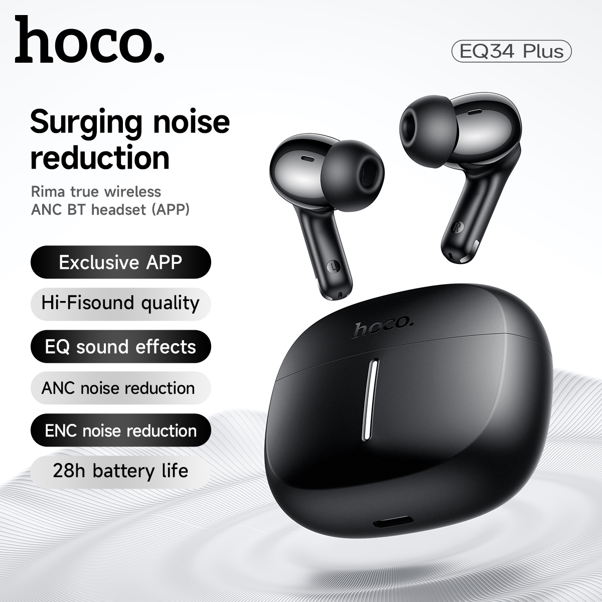 HOCO ANC Acitve Noise Reductio - Earbuds Anc Wireless avis et prix