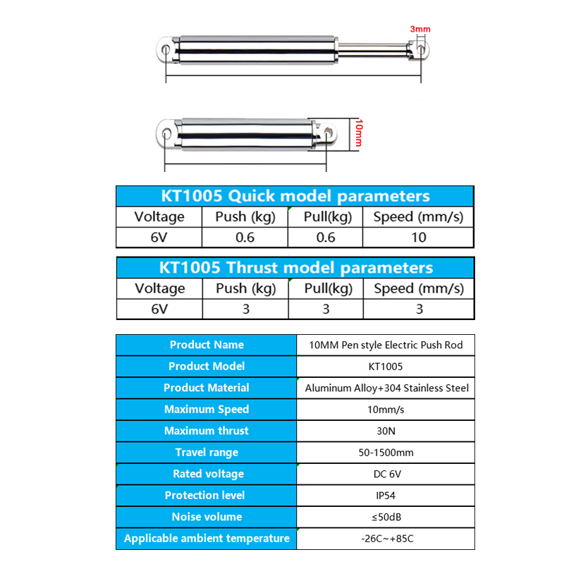 10mm Linear Actuator Retractab - Electric Gadget avis et prix