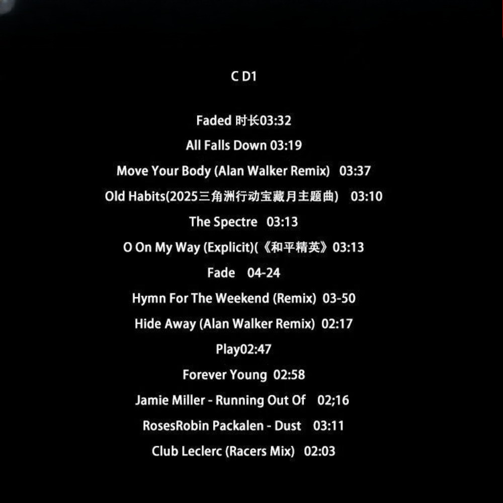 Alan Walker EDM Compilation CD - Electronics For Home avis et prix