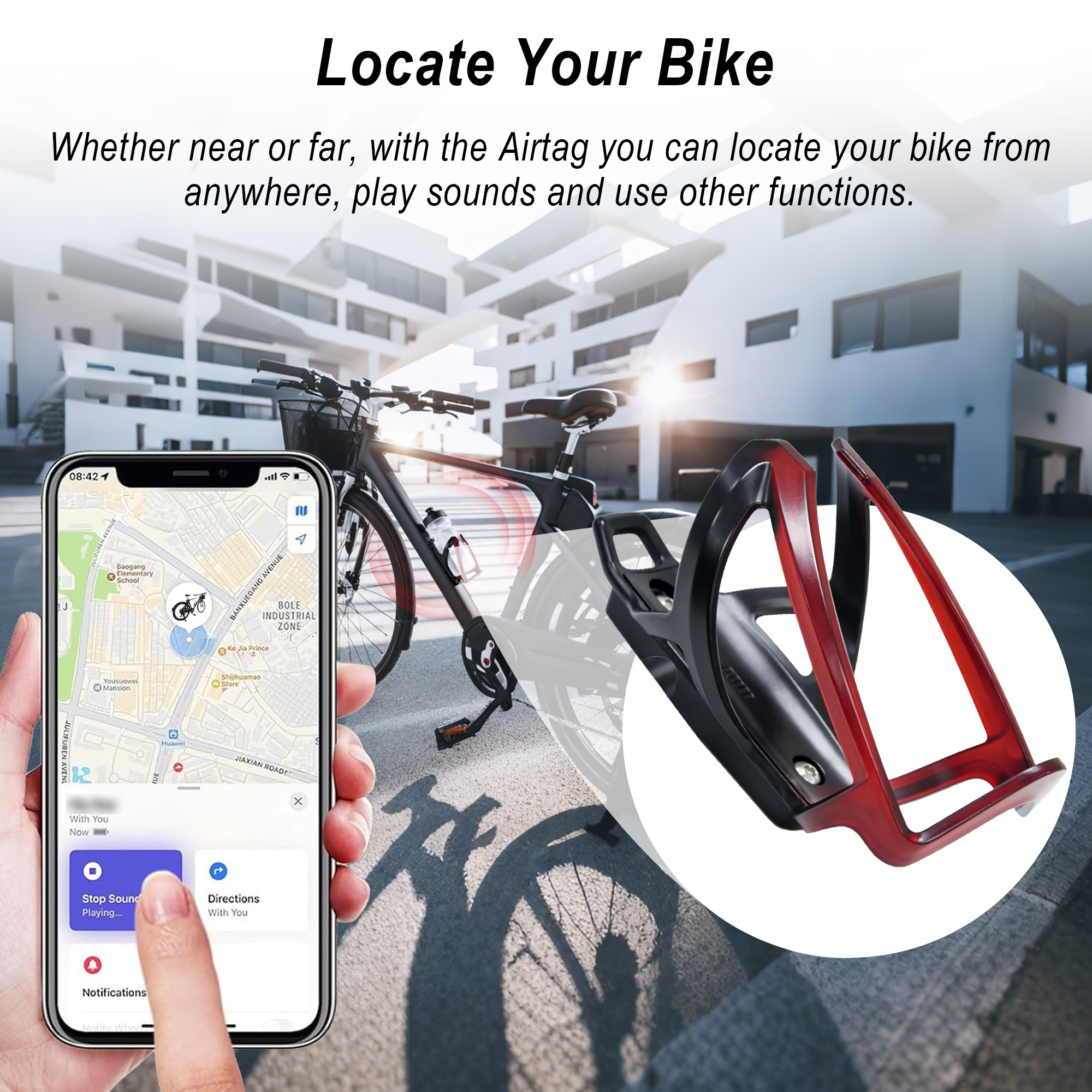 Mini Smart Tracker + Bicycle W - Smart Water Bottle Tracker avis et prix