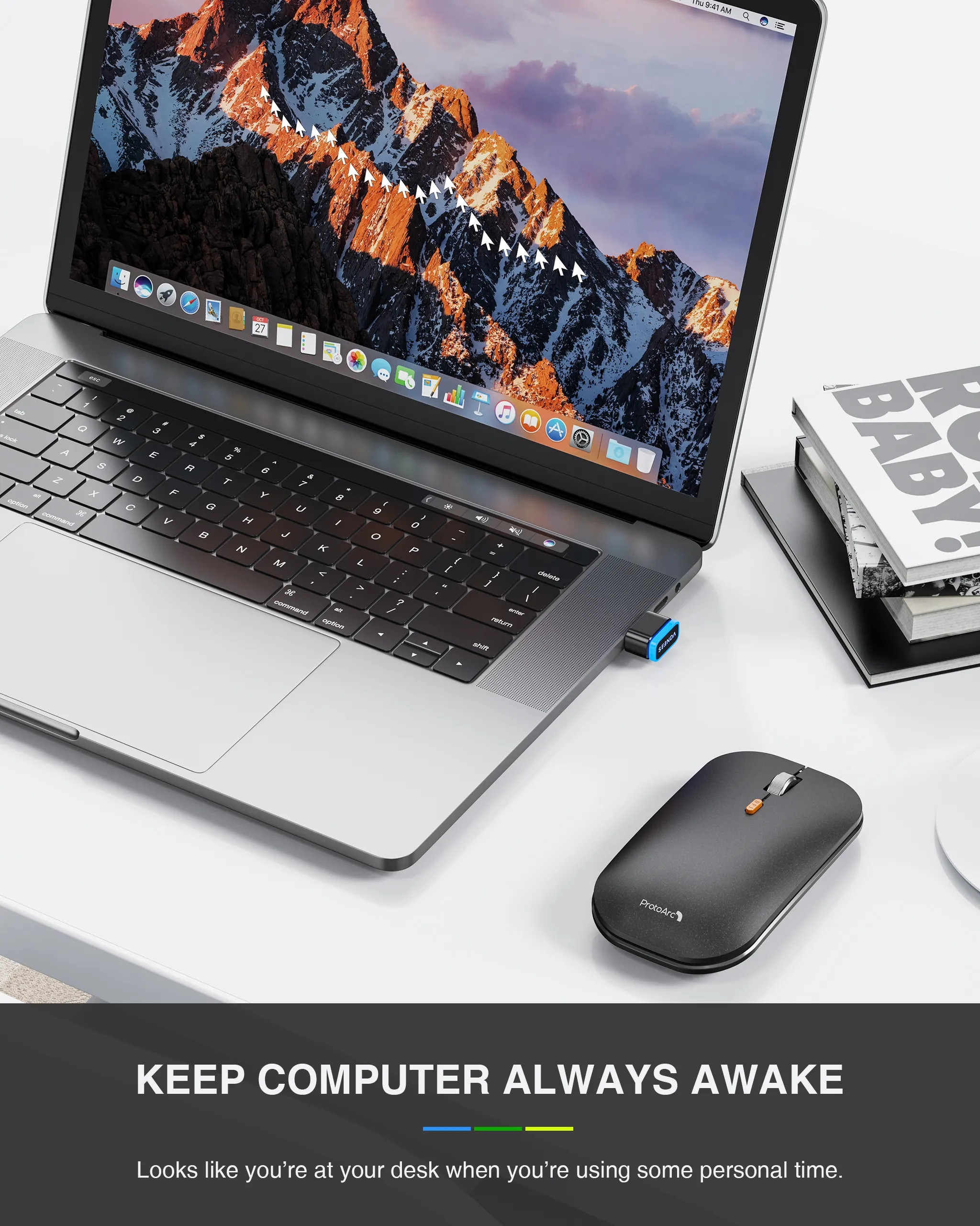 Seenda DK16 Mouse Jiggler Unde - Auto Mouse Mover avis et prix