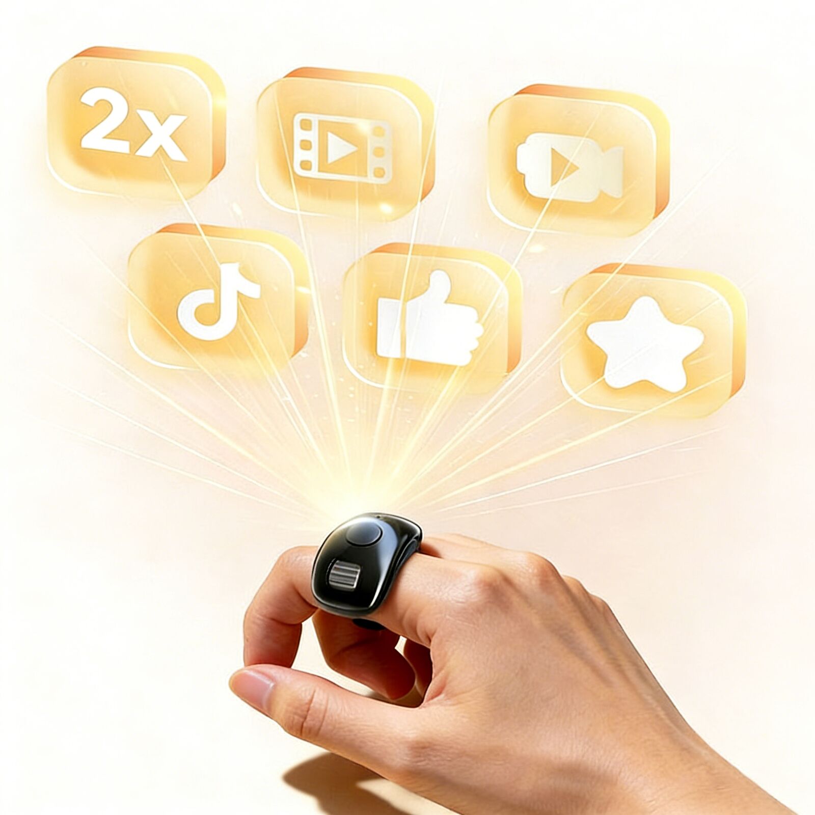 Mini Fingertip Bluetooth Ring  - Electronics And Gadgets G avis et prix