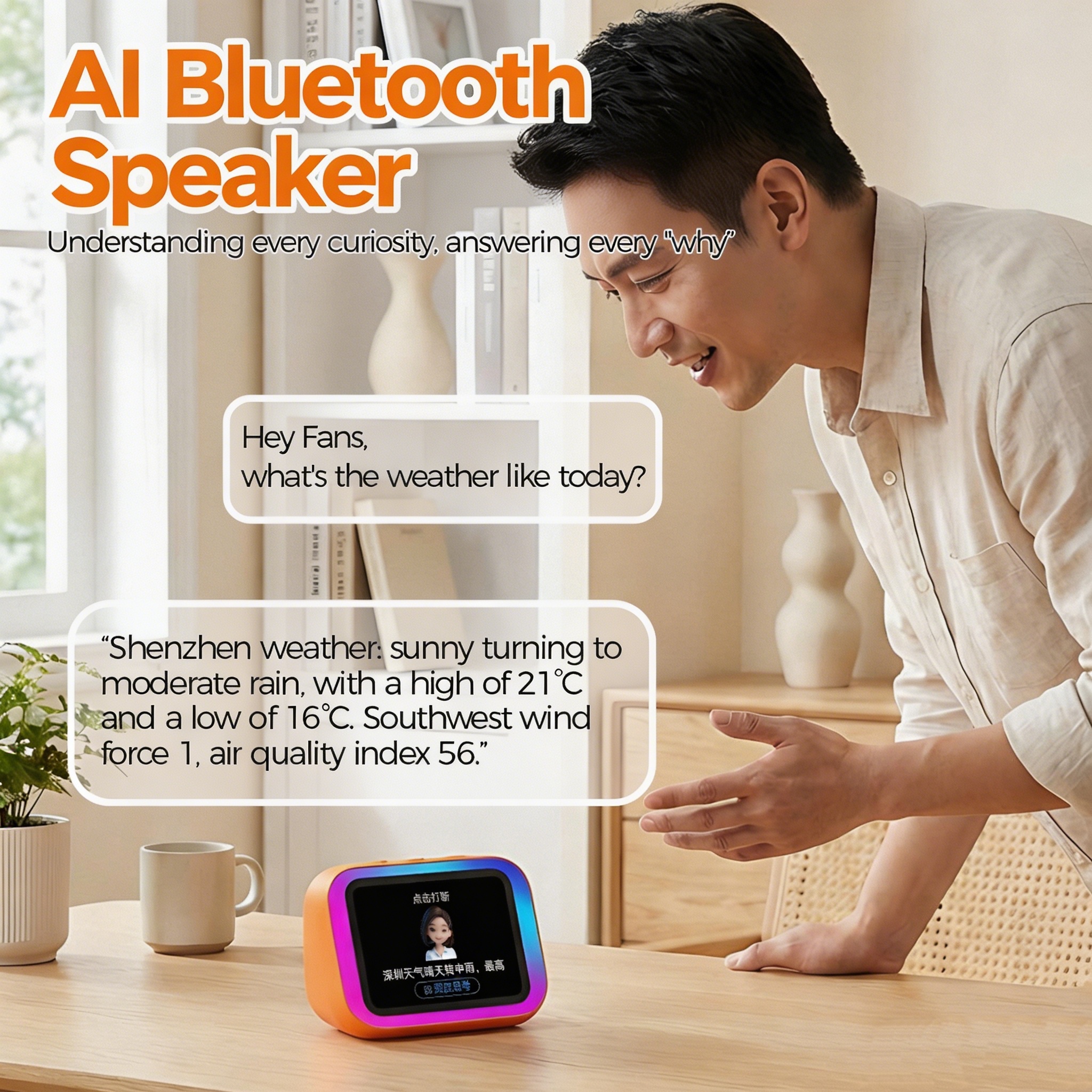 AI Bluetooth Speaker 5.4 AI vo - Electronics For Home avis et prix