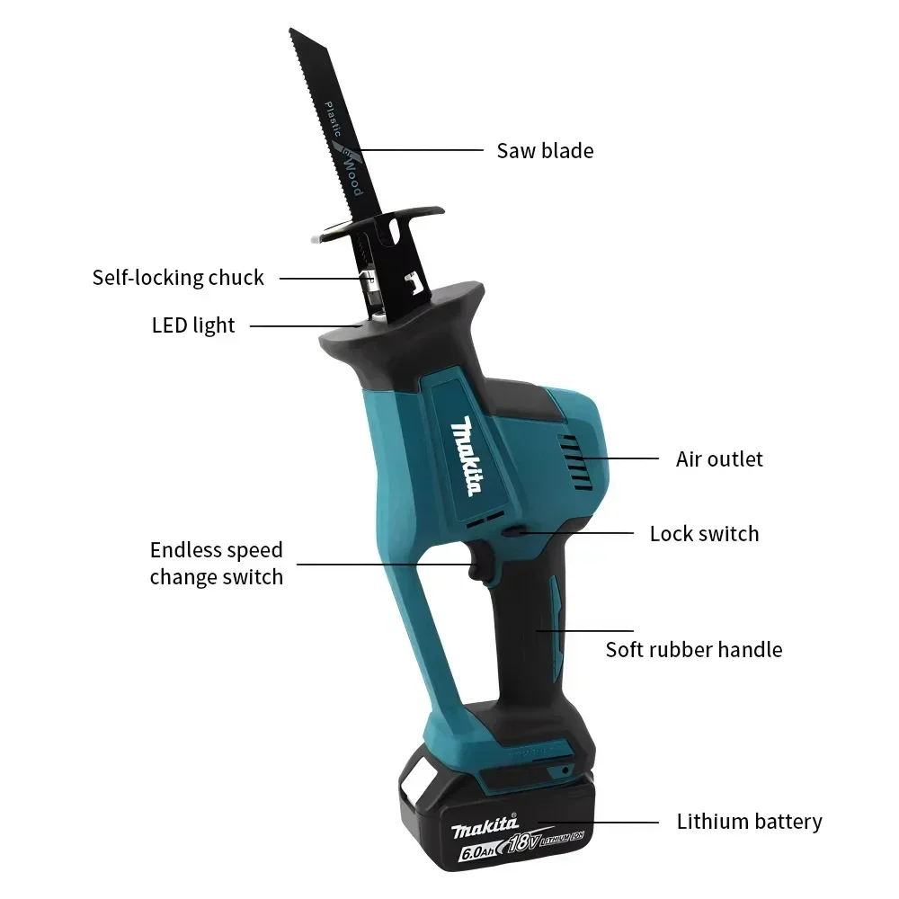 Makita DJR189 18V Cordless Ele - Electric Gadget avis et prix