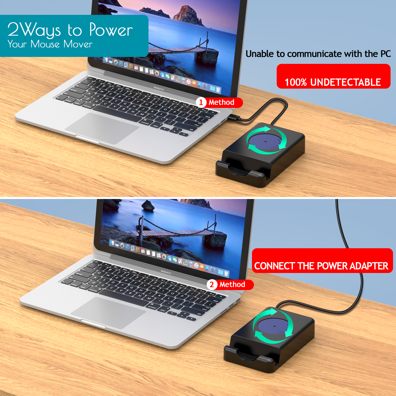 Mouse Mover with Adjustable In - Auto Mouse Mover avis et prix